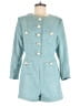 Shein 100% Polyester Teal Blue Romper Size 6 - photo 1