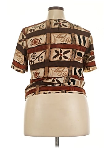 Kathy Che Short Sleeve Blouse (view 2)