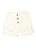 Zara Solid Ivory Shorts Size L - photo 1