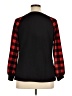 BLOOMCHIC Plaid Black Pullover Sweater Size 14 - 16 - photo 2