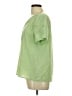 Pendleton 100% Polyester Green Short Sleeve Blouse Size 12 - photo 5