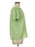 Pendleton 100% Polyester Green Short Sleeve Blouse Size 12 - photo 4