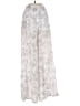 AaKaa Paisley Silver Casual Pants Size S - photo 2