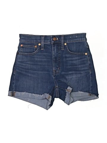 Madewell High-Rise Denim Shorts in Danny Wash: TENCEL&trade; Denim Edition (view 1)