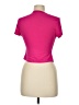 Shein Pink Short Sleeve Top Size 6 - photo 2
