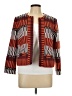 Ann Taylor Print Orange Blazer Size 10 - photo 1