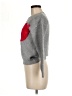 Unbranded 100% Polyester Hearts Gray Pullover Sweater Size M - photo 5