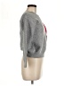 Unbranded 100% Polyester Hearts Gray Pullover Sweater Size M - photo 4