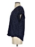 Gap 100% Rayon Polka Dots Blue Short Sleeve Blouse Size S - photo 5