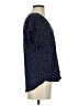 Gap 100% Rayon Polka Dots Blue Short Sleeve Blouse Size S - photo 4