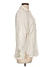 Zara Ivory Long Sleeve Button-Down Shirt Size L - photo 4