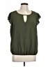 Zenobia Green Short Sleeve Blouse Size 1X - photo 1