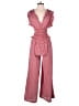 Max Studio Hearts Red Jumpsuit Size S - photo 1
