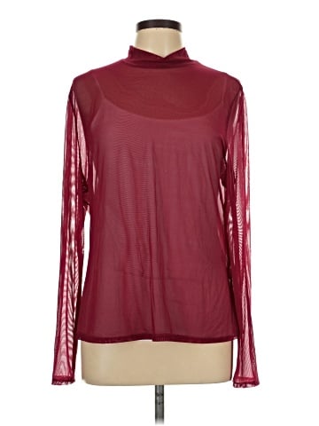 Shein Curve Long Sleeve Blouse (view 1)