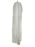 Trac 100% Rayon Stripes Silver Casual Pants Size S - photo 5