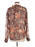 Pilcro Paisley Orange Long Sleeve Blouse Size M - photo 2