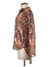 Pilcro Paisley Orange Long Sleeve Blouse Size M - photo 5