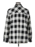 D&Co. Checkered-gingham Silver Long Sleeve Blouse Size XL - photo 2