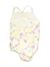 Green Sprouts Floral Ivory One Piece Swimsuit 3-6 MO / 6 MO - photo 2