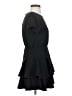 Habitual 100% Polyester Solid Black Casual Dress Size 12 - photo 4