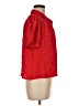 Levi's 100% Viscose Hearts Red Short Sleeve Blouse Size M - photo 4