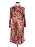 CAbi Print Orange Cocktail Dress Size M - photo 1
