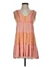 Unbranded Paisley Orange Casual Dress Size XXS (estimated) - photo 1