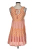 Unbranded Paisley Orange Casual Dress Size XXS (estimated) - photo 2