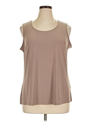 Nina Leonard Sleeveless Blouse (view 1)