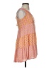 Unbranded Paisley Orange Casual Dress Size XXS (estimated) - photo 4