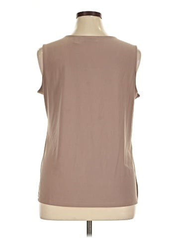 Nina Leonard Sleeveless Blouse (view 2)