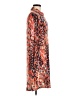 CAbi Print Orange Cocktail Dress Size M - photo 4