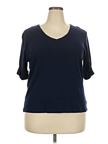 Lauren by Ralph Lauren 3/4 Sleeve T-Shirt (view 1)