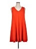 Alfani Solid Orange Casual Dress Size 16 - photo 1