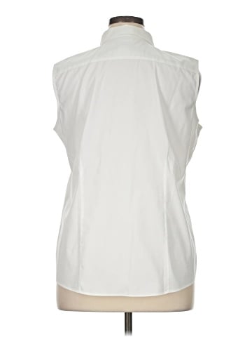 L.L.Bean Sleeveless Button-Down Shirt (view 2)