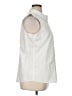 L.L.Bean 100% Cotton Ivory Sleeveless Button-Down Shirt Size XL - photo 4