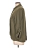 Olive and Oak 100% Rayon Green 3/4 Sleeve Button-Down Shirt Size L - photo 5