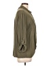 Olive and Oak 100% Rayon Green 3/4 Sleeve Button-Down Shirt Size L - photo 4