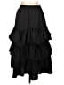 Unbranded Solid Black Casual Skirt Size Lg - XL - photo 1
