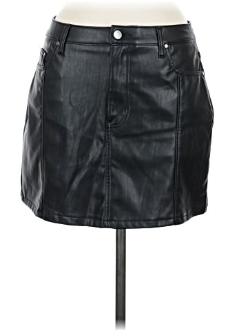 Tinseltown Faux Leather Skirt (view 1)