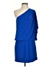 Betsy & Adam Solid Blue Cocktail Dress Size 4 - photo 1