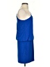 Betsy & Adam Solid Blue Cocktail Dress Size 4 - photo 4