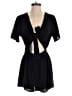 Shein 100% Polyester Solid Black Romper Size M - photo 1