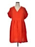 Universal Thread 100% Cotton Solid Orange Casual Dress Size XL - photo 1