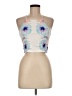 Morning Mist Ivory Sleeveless Top Size 8 - photo 1