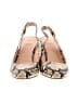 J.Crew Animal Print Leopard Print Snake Print Ivory Heels Size 8 1/2 - photo 2