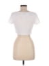 Shein White Short Sleeve Top Size 6 - photo 2