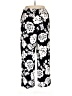 Black Rainn 100% Rayon Floral Black Casual Pants Size XL - photo 2