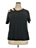 LNA 100% Cotton Black Short Sleeve Top Size 2X - photo 1