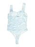 Haute Monde Blue Bodysuit Size L - photo 2